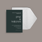 DIGITAL DOWNLOAD - Modern Wedding Invitation Suite - Editable Canva Bundle