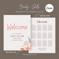 DIGITAL DOWNLOAD - Beach Wedding Seashell Wedding Invitation Suite - Editable Canva Bundle