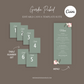 DIGITAL DOWNLOAD - Garden Picked Floral Wedding Invitation Suite - Editable Canva Bundle