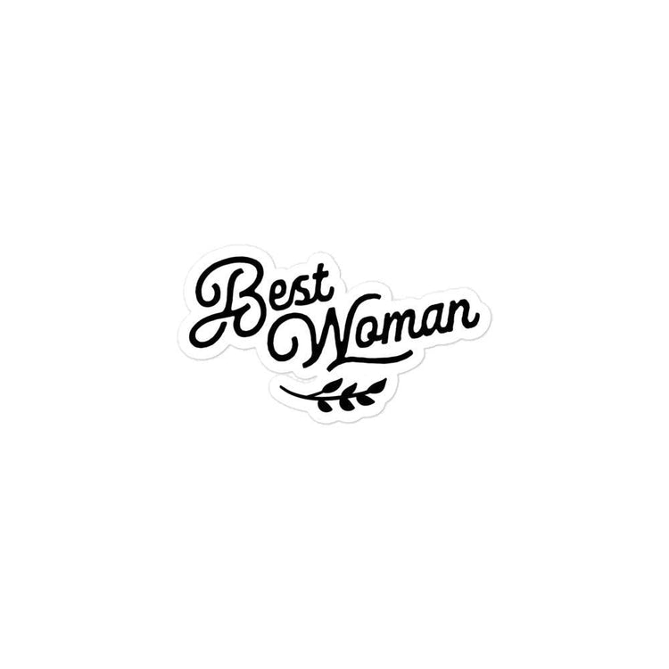 Best Woman Proposal Box Bubble-free Sticker by Oaklynn Lane