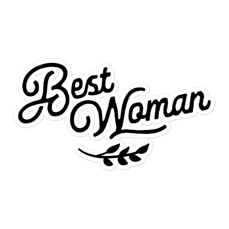 Best Woman Proposal Box Bubble-free Sticker by Oaklynn Lane