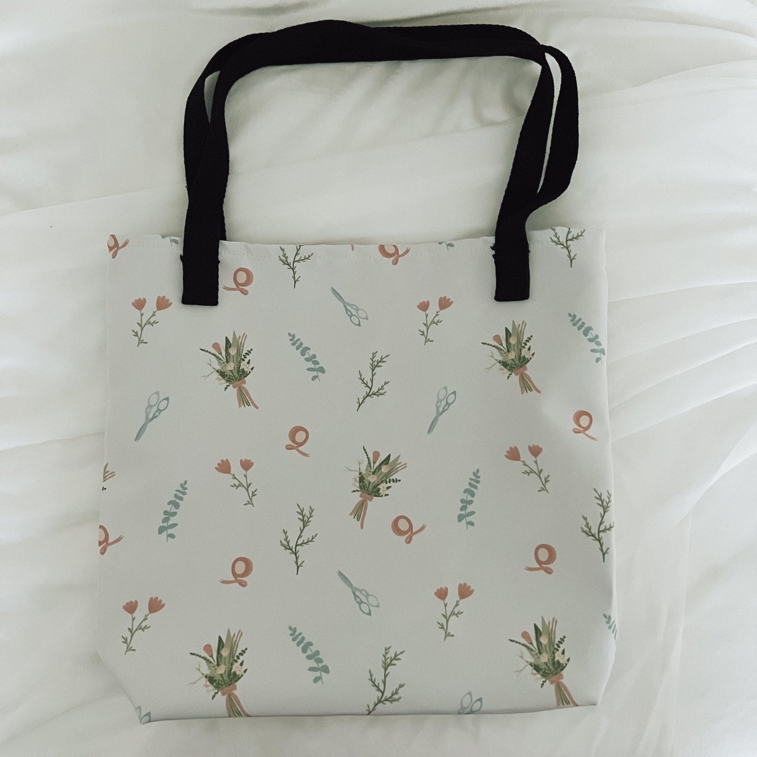 Bloom Beauty Florist Tote bag - Floral Designer Bag - Gift for Flower Shop by Oaklynn Lane