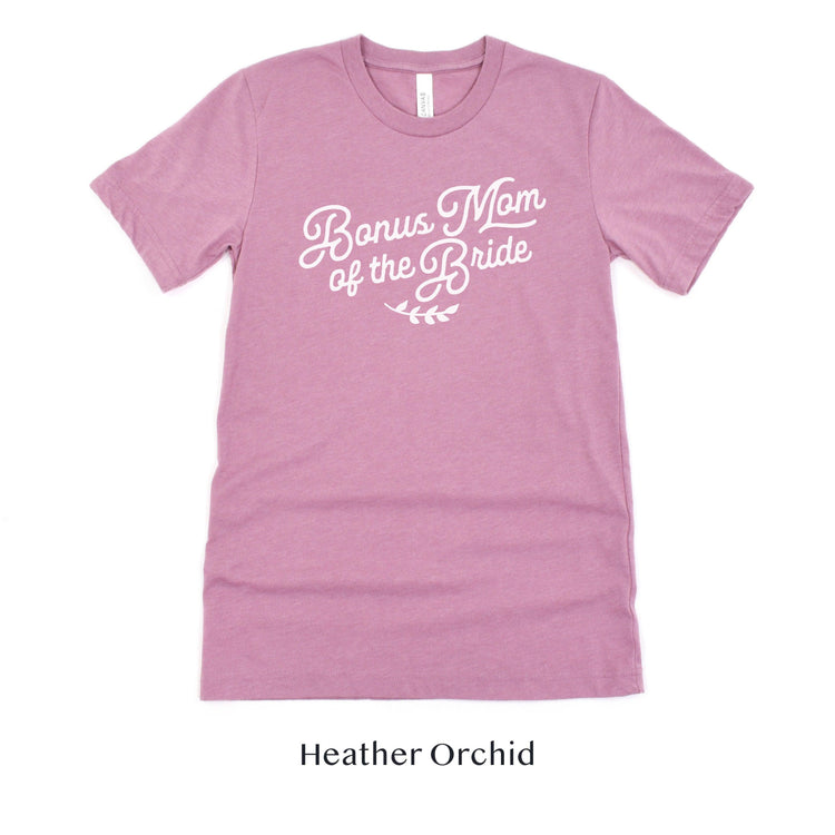 Bonus Mom of the Bride Short-sleeve Tee by Oaklynn Lane - Dusty Rose Tshirt