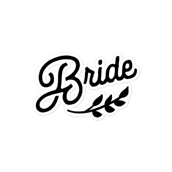 Bride Bubble-free Sticker by Oaklynn Lane