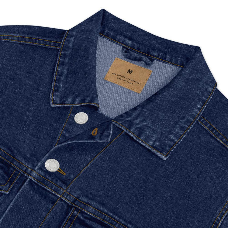 Bride Custom Wedding Date Denim Jean Jacket - Plus Sizes Available by Oaklynn Lane