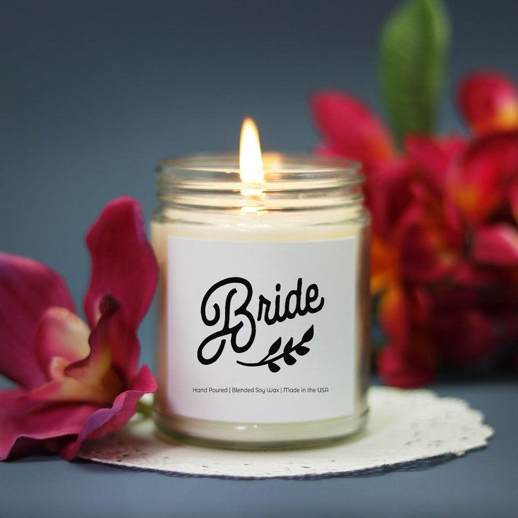 Bride Gift Candle (Hand Poured 9 oz.) by Oaklynn Lane