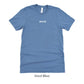 Bride Shirt - Matching Wedding Party Tshirts - Bachelorette Party Tee - Unisex t-shirt by Oaklynn Lane - Steel Blue Shirt