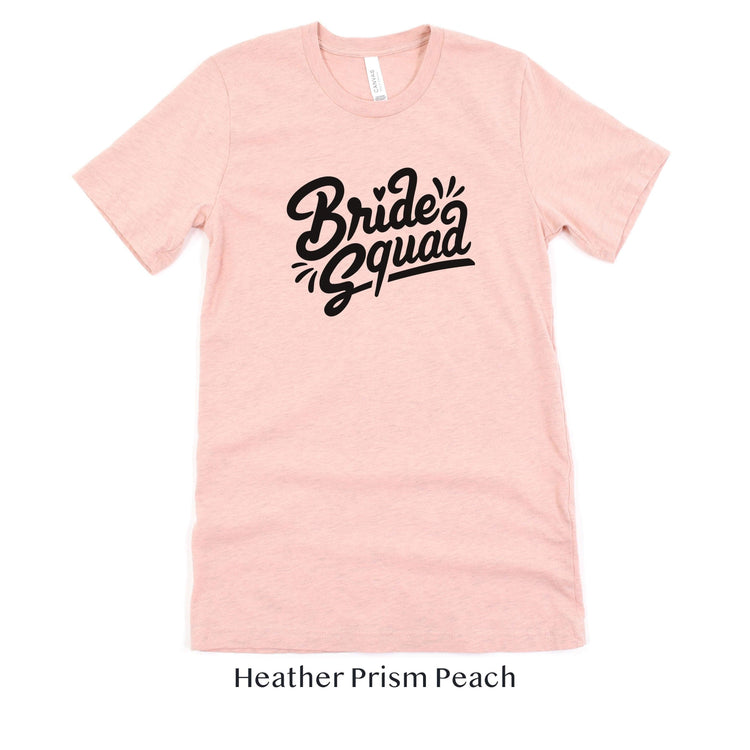 Bride Squad Bridesmaid & Wedding Party Bach Short-sleeve Tee by Oaklynn Lane