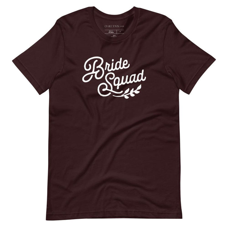 Bride Squad Short-Sleeve Tee - Plus Sizes Avilable! by Oaklynn Lane