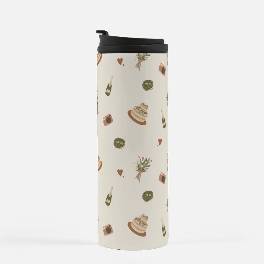 Bride to Be - Cute Proposal Engagement Gift Thermal Tumbler 16 oz. by Oaklynn Lane