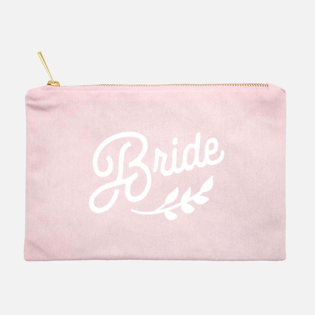 Bride Wedding Cosmetic Bag by Oaklynn Lane