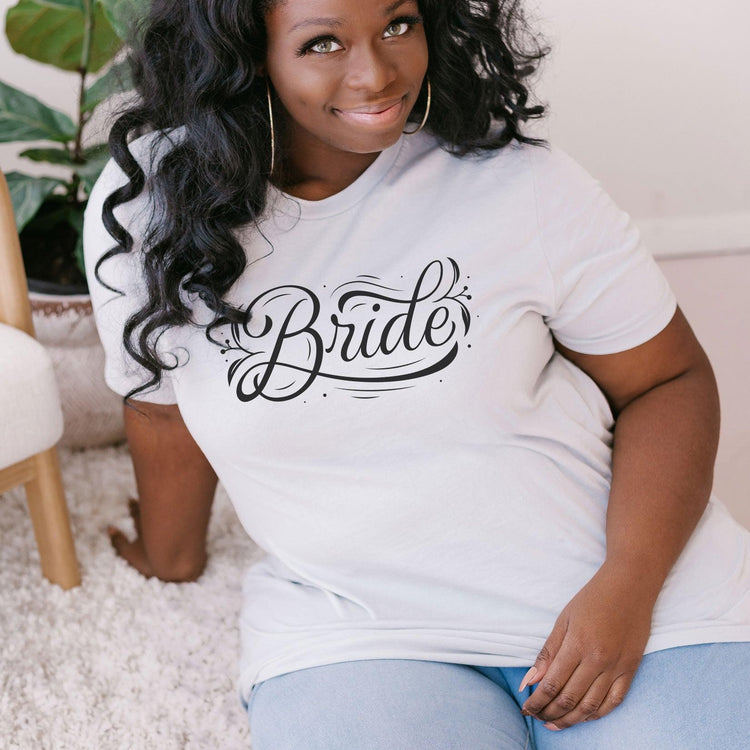 Bride Wedding Short-Sleeve Tee - Plus Sizes Available! by Oaklynn Lane