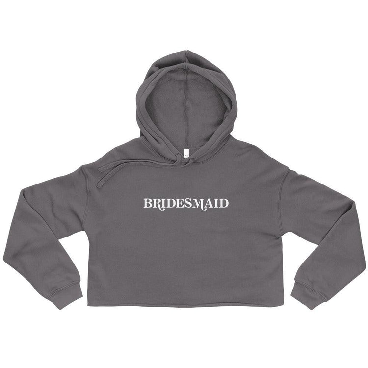 Bridesmaid Bach Party Crop Hoodie by Oaklynn Lane