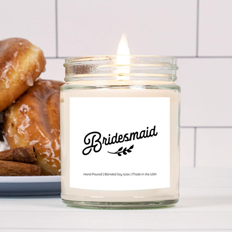 Bridesmaid Proposal Box Candle (Hand Poured 9 oz.) by Oaklynn Lane