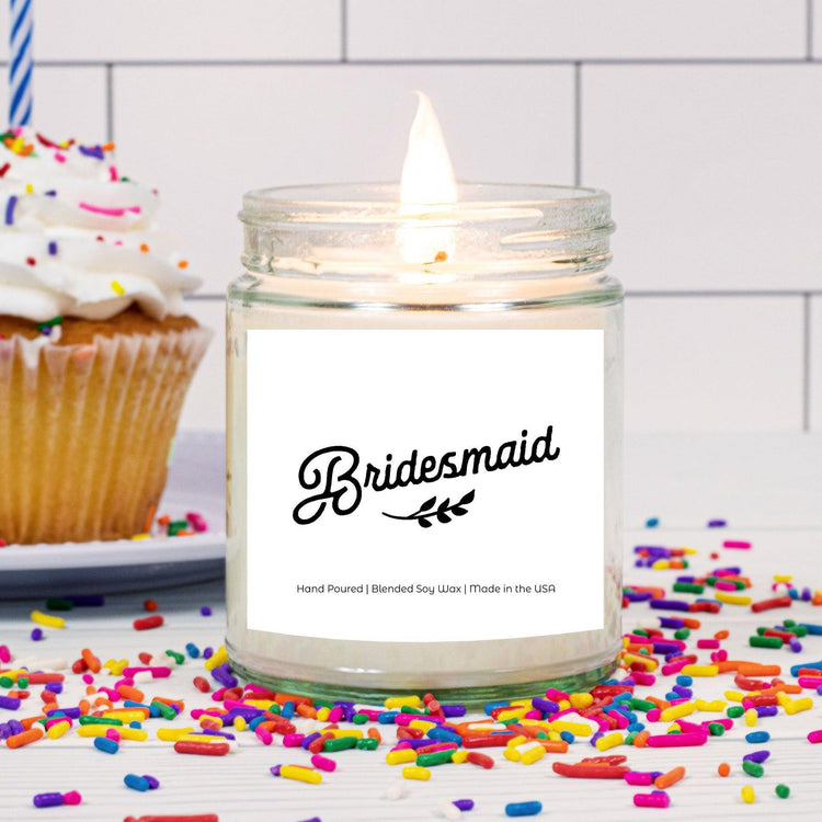Bridesmaid Proposal Box Candle (Hand Poured 9 oz.) by Oaklynn Lane