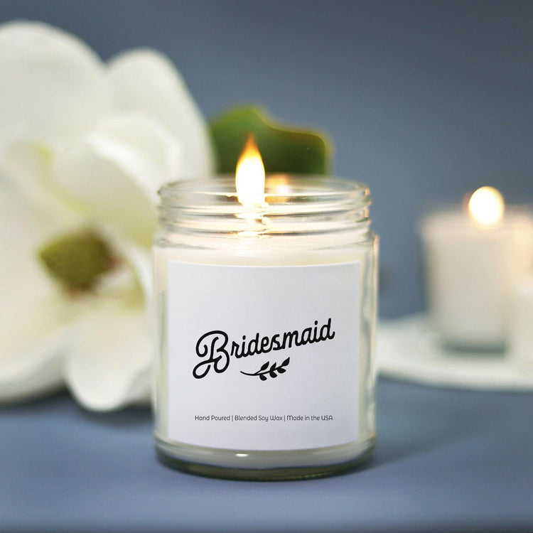 Bridesmaid Proposal Box Candle (Hand Poured 9 oz.) by Oaklynn Lane