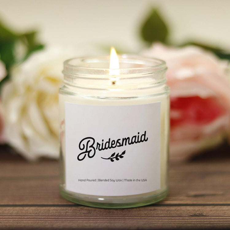 Bridesmaid Proposal Box Candle (Hand Poured 9 oz.) by Oaklynn Lane