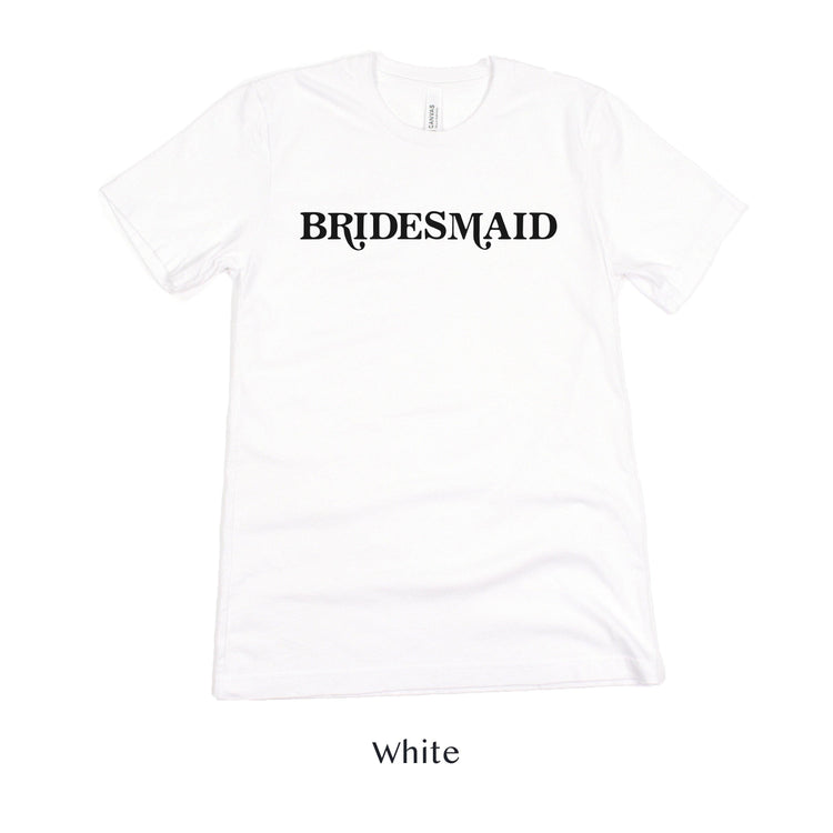 Bridesmaid Retro Short-sleeve Tee by Oaklynn Lane