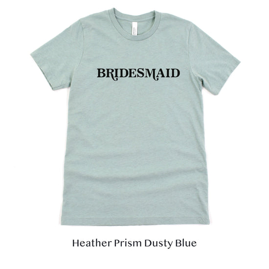 Bridesmaid Retro Short-sleeve Tee by Oaklynn Lane