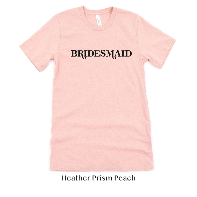 Bridesmaid Retro Short-sleeve Tee by Oaklynn Lane
