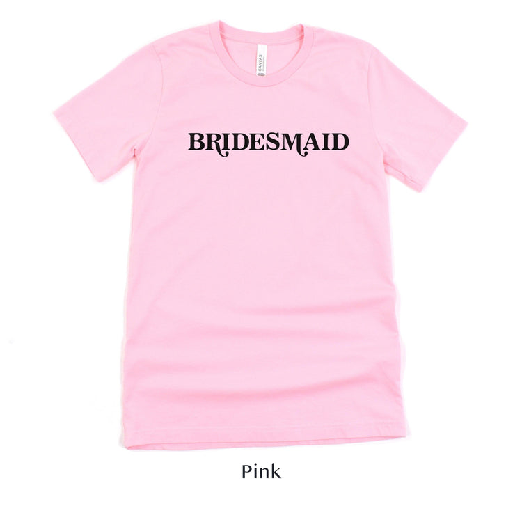Bridesmaid Retro Short-sleeve Tee by Oaklynn Lane