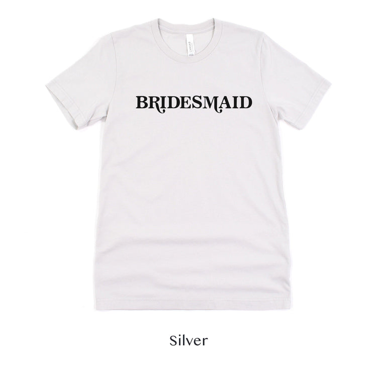 Bridesmaid Retro Short-sleeve Tee by Oaklynn Lane