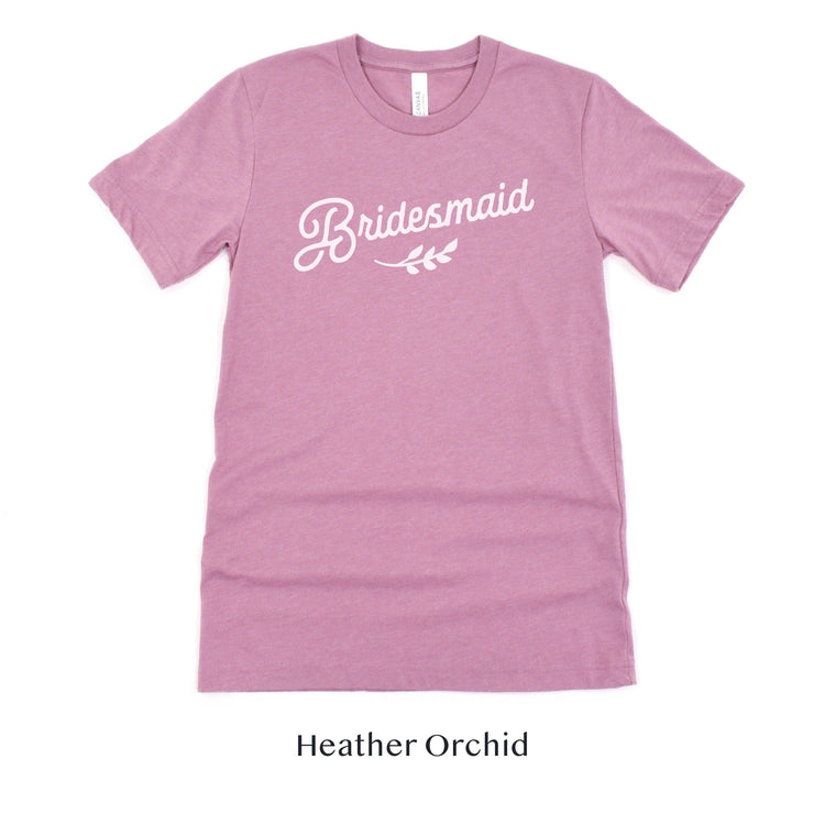 Bridesmaid Wedding Party Short-Sleeve Tee - Plus Sizes Available by Oaklynn Lane