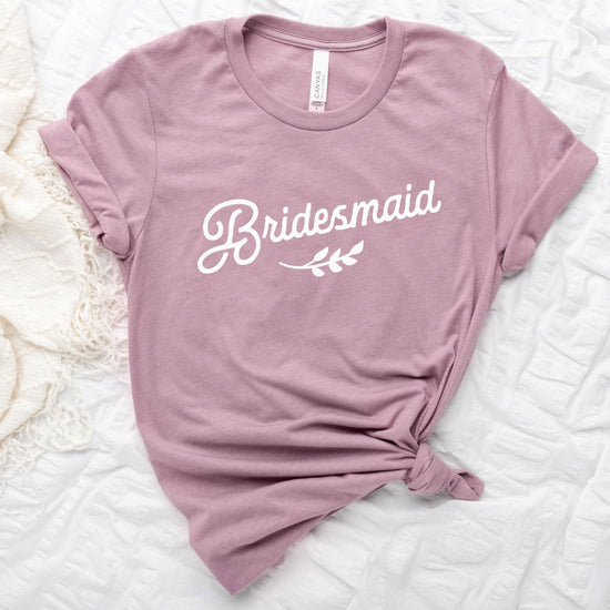 Bridesmaid Wedding Party Short-Sleeve Tee - Plus Sizes Available by Oaklynn Lane