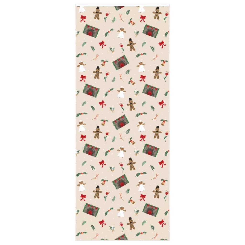 Christmas Wedding Gift Wrapping Paper by Oaklynn Lane
