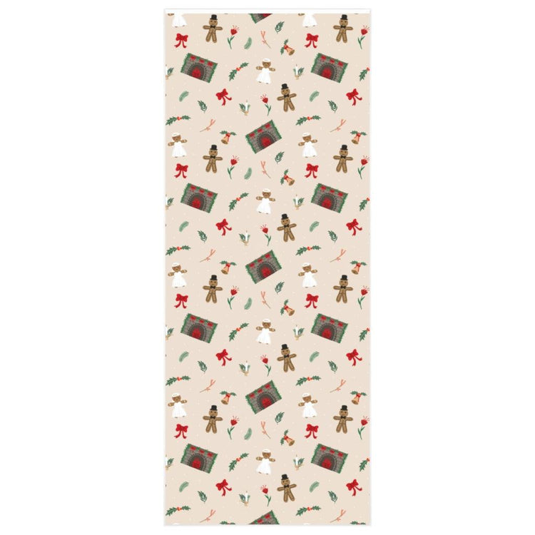 Christmas Wedding Gift Wrapping Paper by Oaklynn Lane