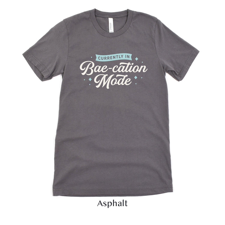 Currently in Bae-cation Mode - Honeymoon Short-Sleeve Tee - Plus Sizes Available by Oaklynn Lane