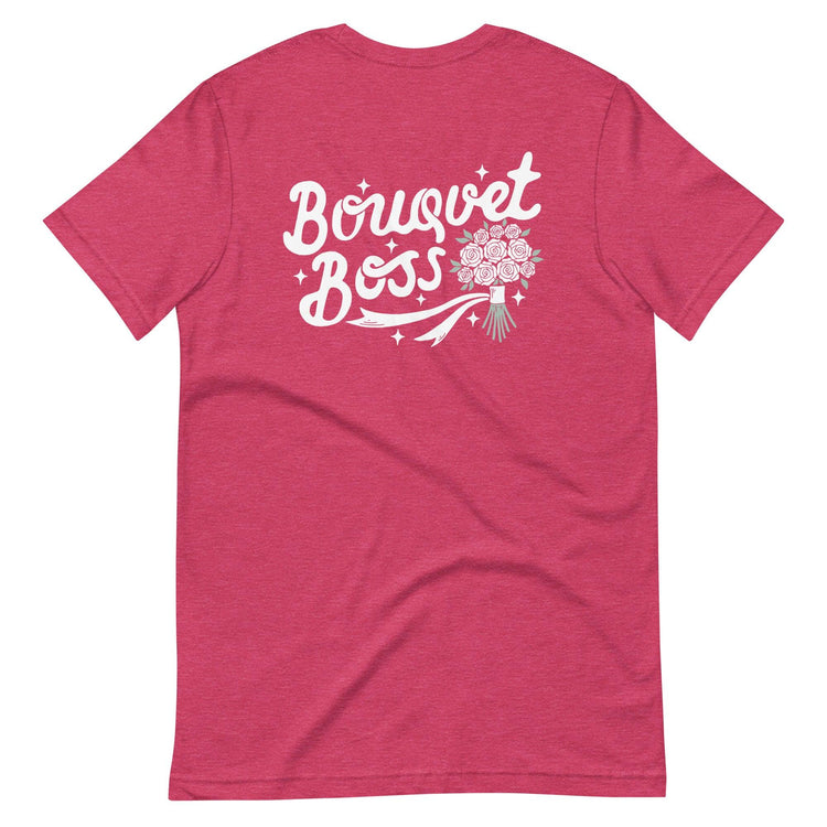 Custom Logo Bouquet Boss - Floral Design Team Shirts by Oaklynn Lane