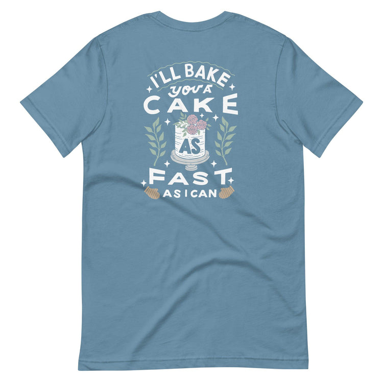 Custom Logo I'll Bake You a Cake Baker Tshirt by Oaklynn Lane
