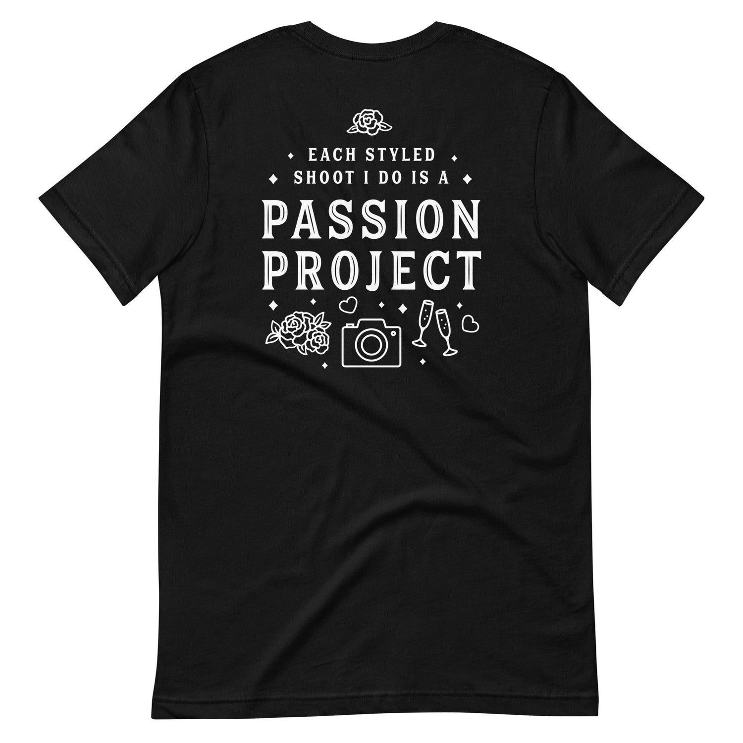 Custom Logo Styled Shoot Shirt for Wedding Vendors and Professionals Unisex t-shirt by Oaklynn Lane