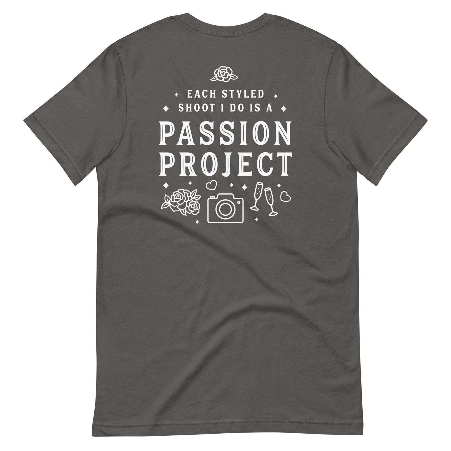 Custom Logo Styled Shoot Shirt for Wedding Vendors and Professionals Unisex t-shirt by Oaklynn Lane