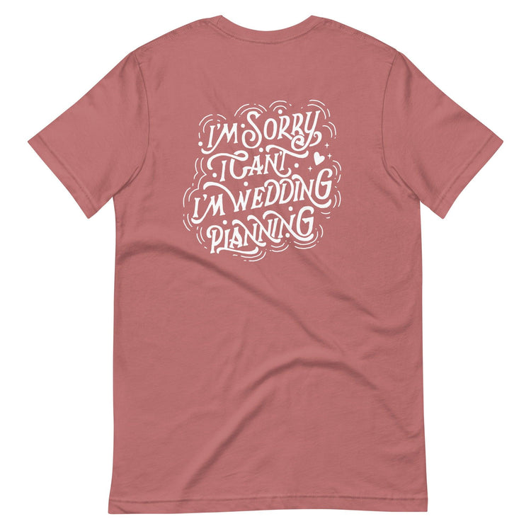 Custom Logo Wedding Planning Shirt - Event Planning Team Tshirts by Oaklynn Lane