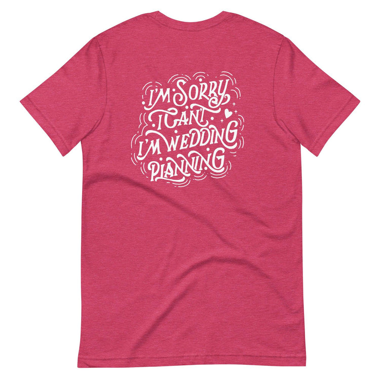 Custom Logo Wedding Planning Shirt - Event Planning Team Tshirts by Oaklynn Lane