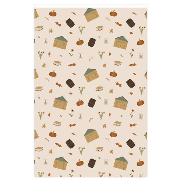 Fall Wedding Ya'll Gift Wrapping Paper by Oaklynn Lane