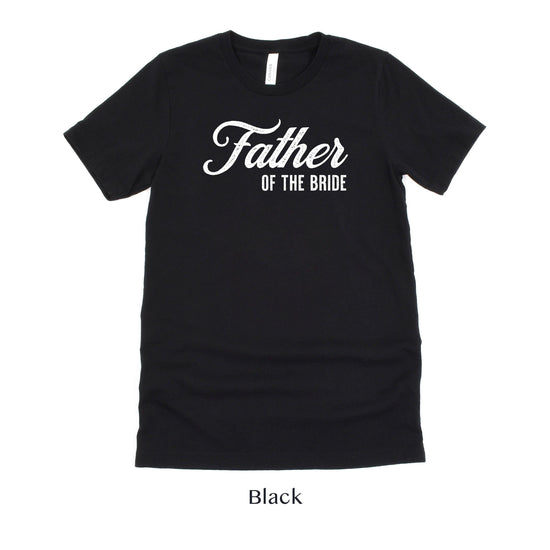 Father of the Bride - Vintage Romance Wedding Party Unisex t-shirt