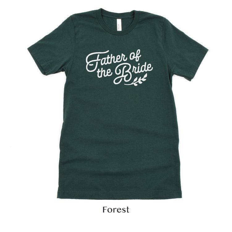 Father of the Bride Wedding Party Short-Sleeve Tee - Sizes XS-5XL by Oaklynn Lane