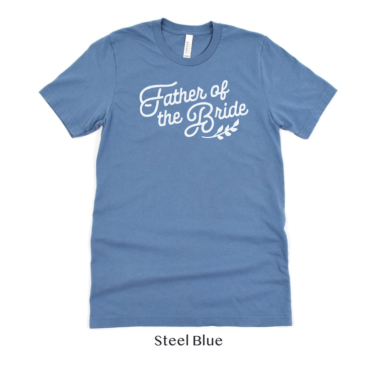 Father of the Bride Wedding Party Short-Sleeve Tee - Sizes XS-5XL by Oaklynn Lane