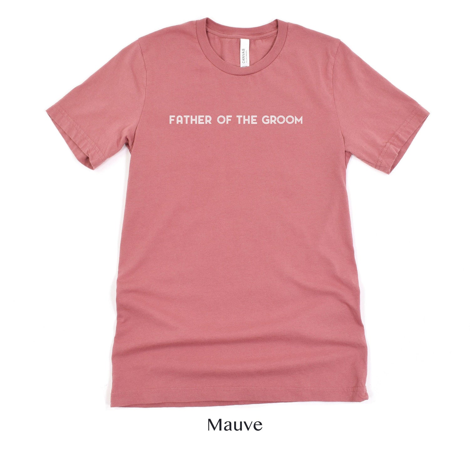 Father of the Groom Shirt - Matching Wedding Party tshirts - Unisex t-shirt by Oaklynn Lane