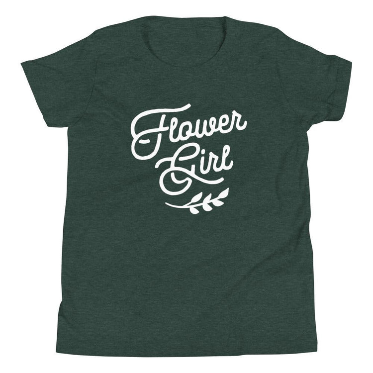 Flower Girl Youth Short Sleeve Tee by Oaklynn Lane