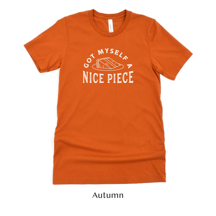 Got Myself a Nice Piece - Funny Engagement Short-Sleeve Tee - Sizes XS-5XL by Oaklynn Lane