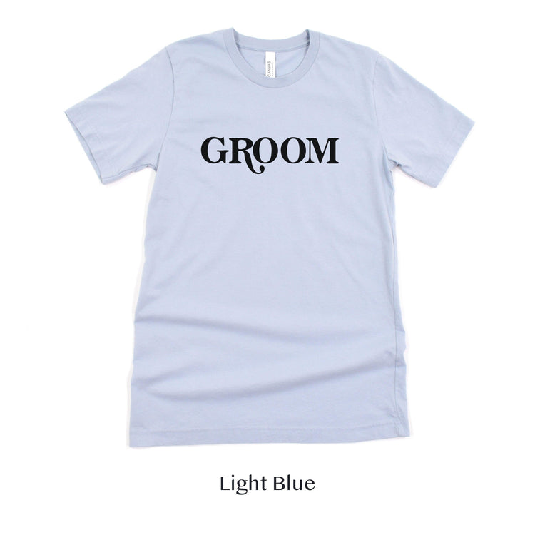 Groom Retro Short-sleeve Tee by Oaklynn Lane