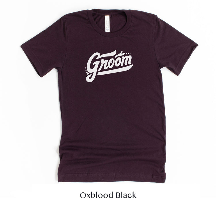 Groom Short-Sleeve Tee by Oaklynn Lane