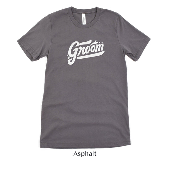 Groom Short-Sleeve Tee by Oaklynn Lane