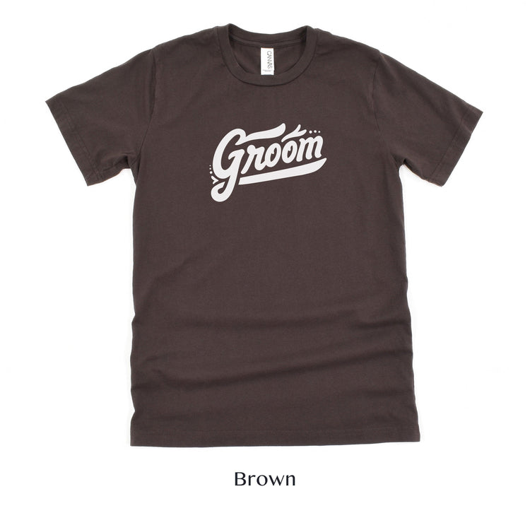 Groom Short-Sleeve Tee by Oaklynn Lane