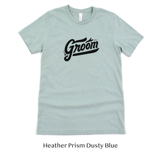 Groom - Wedding Party Bachelor Party Short-sleeve Tee by Oaklynn Lane