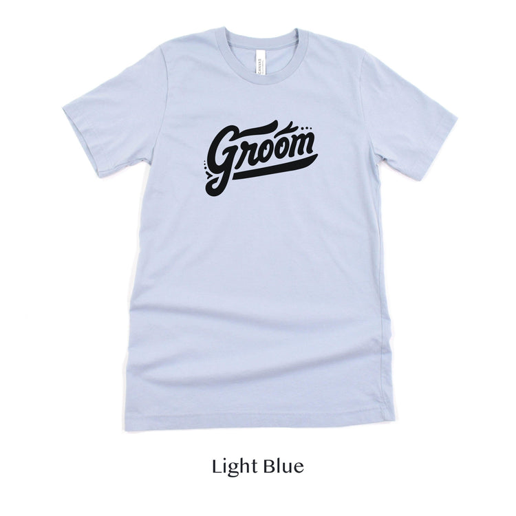 Groom - Wedding Party Bachelor Party Short-sleeve Tee by Oaklynn Lane